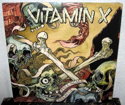 VITAMIN X "Full Scale Assault" LP (TC) Black Vinyl